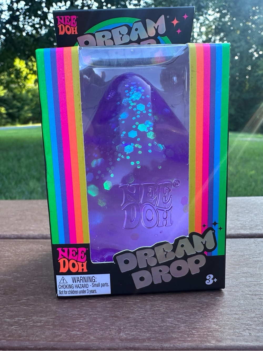 NEEDOH Dream Drop - Purple New in Box fidget toy squishy sparkle squeeze tactile